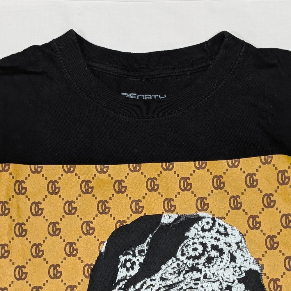 3FORTY Inc Tupac Shakur Legend Graphic T-Shirt Men's 3XL Black Hip Hop Rap Tee - Picture 8 of 9